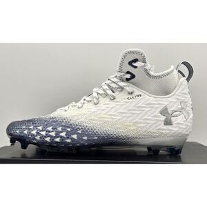 Under Armour Men's UA Spotlight Clone 3.0 MC Football Cleats‎ White/Navy 11